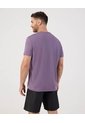 Camiseta Deportiva Unicolor   Para Hombre Morado Patprimo de Patprimo