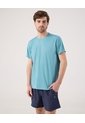 Camiseta Manga Corta Texturizada  Para Hombre Azul Patprimo de Patprimo