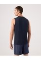 Camiseta Unicolor Manga Sisa  Para Hombre Azul Patprimo de Patprimo