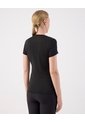 Camiseta Básica De Cuello En V  Para Mujer Negro Patprimo de Patprimo