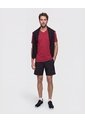 Camiseta Deportiva Unicolor   Para Hombre Vino Patprimo de Patprimo
