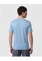 Camiseta Deportiva Unicolor   Para Hombre Azul Patprimo de Patprimo