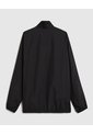 Chaqueta Unicolor Tipo Rompe Vientos   Para Hombre Negro Patprimo de Patprimo