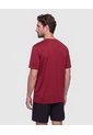 Camiseta Deportiva Unicolor   Para Hombre Vino Patprimo de Patprimo