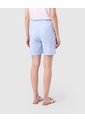 Bermuda Con Cordón Ajustable   Para Mujer Azul Patprimo de Patprimo