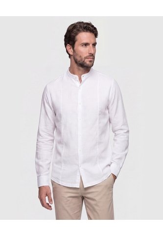 Camisa Guayabera Premium   Para Hombre Blanco Patprimo Patprimo