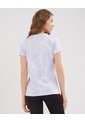 Camiseta Manga Corta Estampada  Para Mujer Crema Patprimo de Patprimo