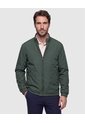 Chaqueta Doble Faz Con Cuello Alto   Para Hombre Verde Patprimo de Patprimo