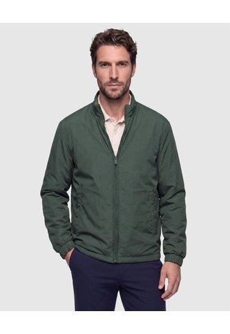 Chaqueta Doble Faz Con Cuello Alto   Para Hombre Verde Patprimo Patprimo