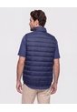 Chaleco Acolchado Cuello Alto   Para Hombre Azul Patprimo de Patprimo