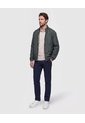 Chaqueta Doble Faz Con Cuello Alto   Para Hombre Verde Patprimo de Patprimo