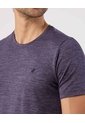 Camiseta Deportiva Jaspeada   Para Hombre Morado Patprimo de Patprimo