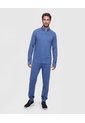Buzo Unicolor Cuello Alto   Para Hombre Azul Patprimo de Patprimo