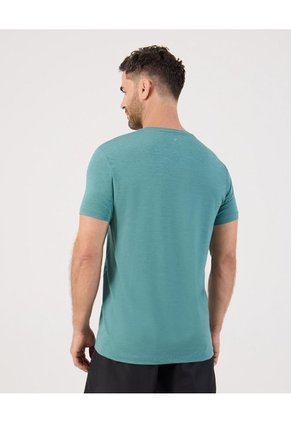 Camiseta Deportiva Texturizada   Para Hombre Verde Patprimo