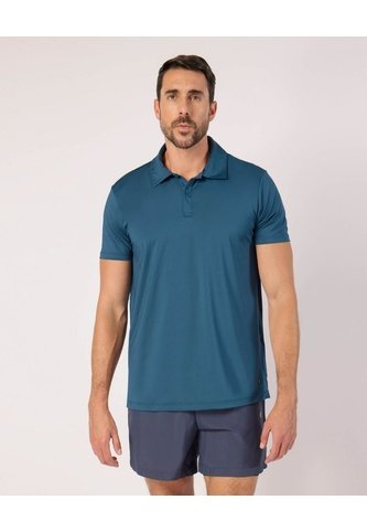 Polo Deportiva Unicolor   Para Hombre Verde Patprimo Patprimo