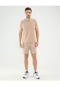 Bermuda Deportiva Con Bolsillos  Para Hombre Café Patprimo de Patprimo