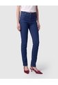 Jeans Skinny De Tiro Alto   Para Mujer Azul Patprimo de Patprimo