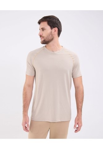 Camiseta Con Textura   Para Hombre Beige Patprimo Patprimo