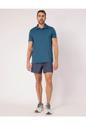 Polo Deportiva Unicolor   Para Hombre Verde Patprimo