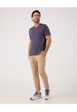 Camiseta Jaspeada Deportiva   Para Hombre Morado Patprimo de Patprimo