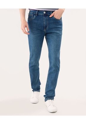 Jean Jean Masculino Slim Tono Azul Medio. Para Hombre Azul Patprimo