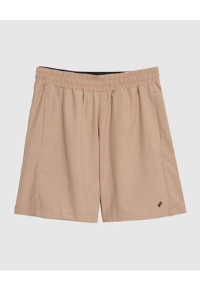 Bermuda Deportiva Con Bolsillos  Para Hombre Café Patprimo