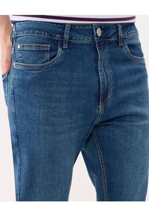 Jean Jean Masculino Slim Tono Azul Medio. Para Hombre Azul Patprimo