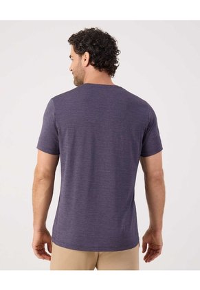 Camiseta Jaspeada Deportiva   Para Hombre Morado Patprimo