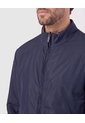 Chaqueta Doble Faz Con Cuello Alto   Para Hombre Azul Patprimo de Patprimo