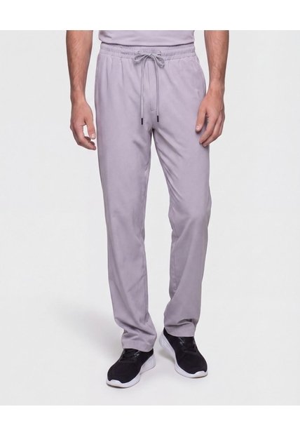Pantalón Bota Recta Con Cordón   Para Hombre Gris Patprimo