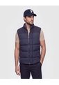 Chaleco Acolchado Combinado   Para Hombre Azul Patprimo de Patprimo
