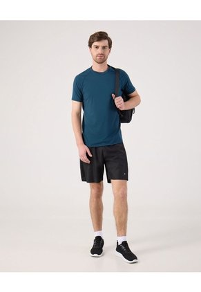 Camiseta Con Textura Para Hombre Azul Patprimo