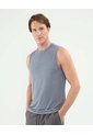 Camiseta Deportiva Jaspeada  Para Hombre Gris Patprimo de Patprimo