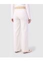Pantalón Con Cinturón De Rafia   Para Mujer Blanco Patprimo de Patprimo