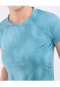 Camiseta Manga Corta Estampada   Para Mujer Azul Patprimo de Patprimo