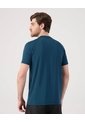 Camiseta Con Textura   Para Hombre Azul Patprimo de Patprimo
