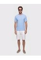 Camiseta Texturizada Cuello Redondo   Para Hombre Azul Patprimo de Patprimo