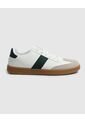 Tenis Casuales Tipo Retro De Amarrar   Para Hombre Blanco Patprimo de Patprimo