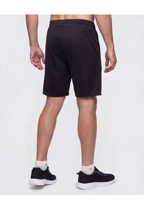 Bermuda Deportiva Banda Lateral Para Hombre Negro Patprimo