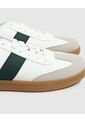Tenis Casuales Tipo Retro De Amarrar   Para Hombre Blanco Patprimo de Patprimo