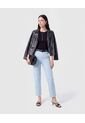 Pantalón Unicolor Con Pasadores   Para Mujer Azul Patprimo de Patprimo