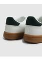 Tenis Casuales Tipo Retro De Amarrar   Para Hombre Blanco Patprimo de Patprimo
