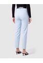 Pantalón Unicolor Con Pasadores   Para Mujer Azul Patprimo de Patprimo
