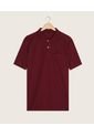 Polo Cuello Tejido Con Bolsillo Hombre Patprimo Rojo 44111313-3214 de Patprimo