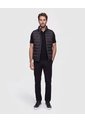 Chaleco Acolchado Cuello Alto   Para Hombre Negro Patprimo de Patprimo