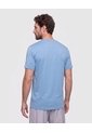 Camiseta Manga Corta Texturizada  Para Hombre Azul Patprimo de Patprimo
