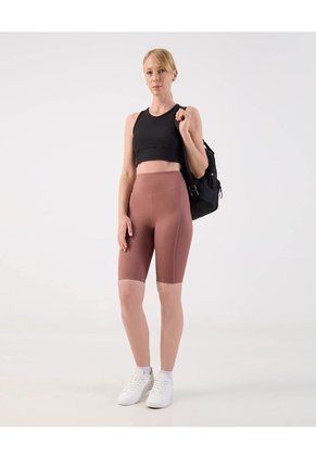 Top Deportivo Acanalado Para Mujer Negro Patprimo
