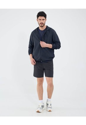 Chaqueta Unicolor Con Bolsillo  Para Hombre Negro Patprimo