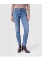 Jean Skinny De Tiro Medio   Para Mujer Azul Patprimo de Patprimo
