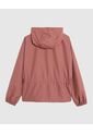 Chaqueta Rompevientos  Capucha Ajustable  Para Mujer Café Patprimo de Patprimo
